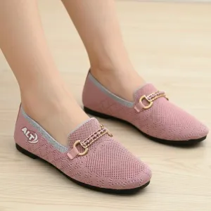 Oxford Shoes Slip On M12158 fabric shoes