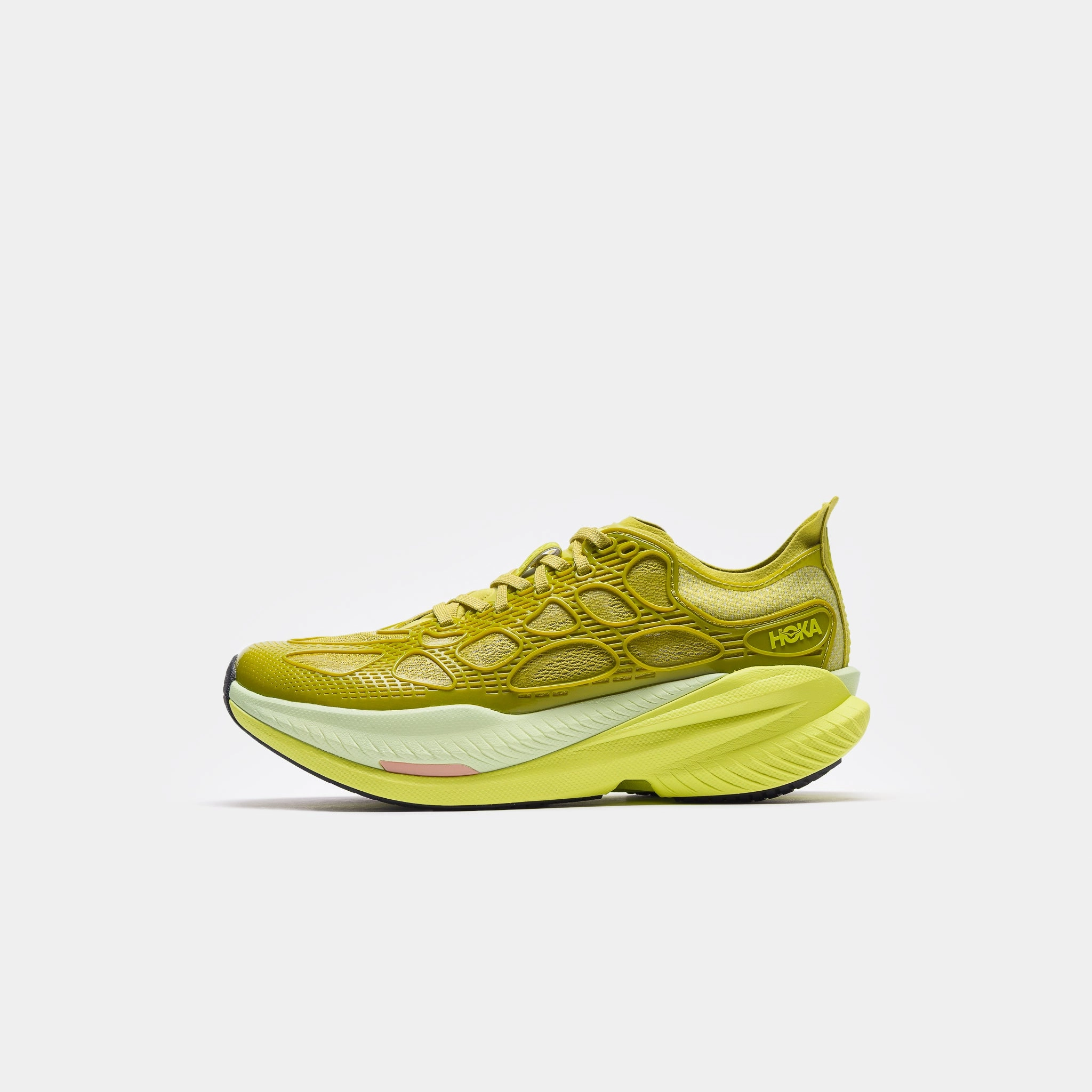 Mach X Caged Sneaker in Pea Green/Hoka Citrus Highest Rated