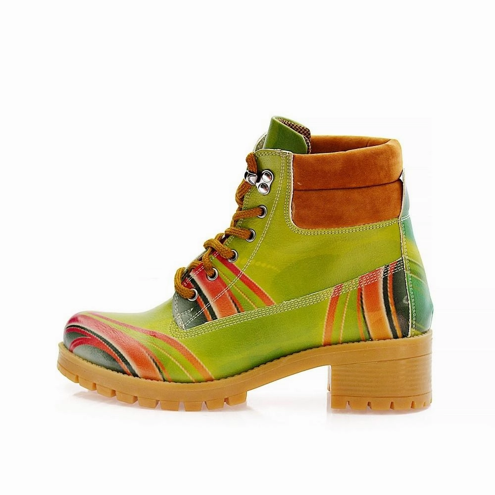 Magic of Colors Short Boots KAT110 Steampunk Boots
