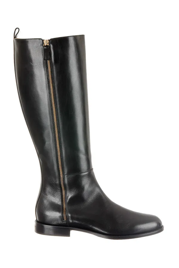 Kitten Heel Knee High Boots Bb Tucker Black