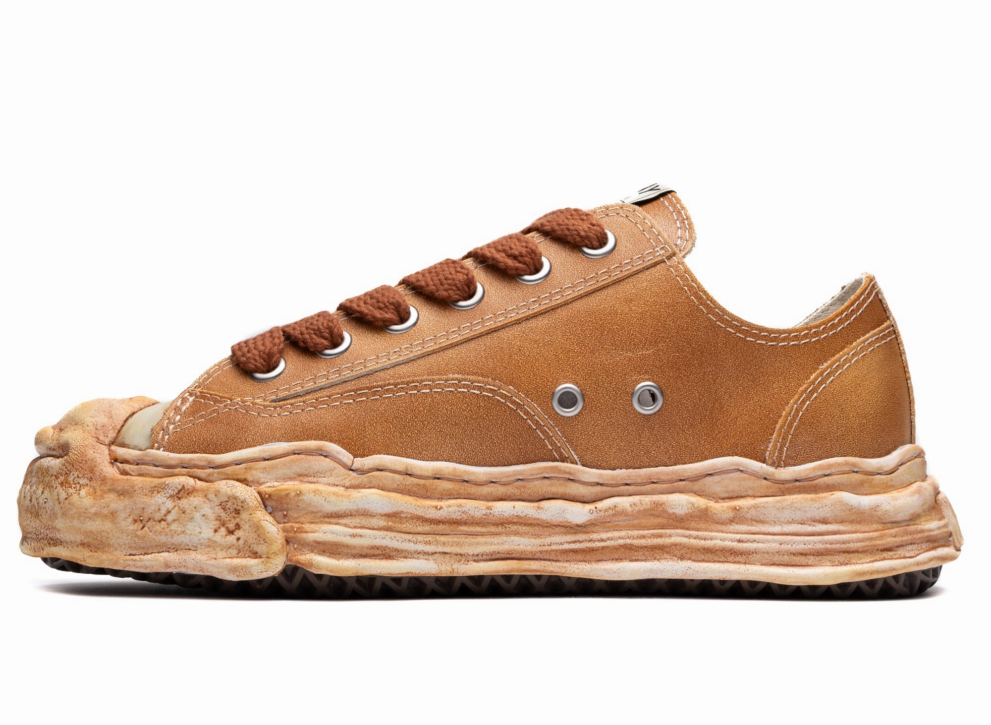 London Brogues Shoes Price Maison Mihara Yasuhiro Hank Low in Brown