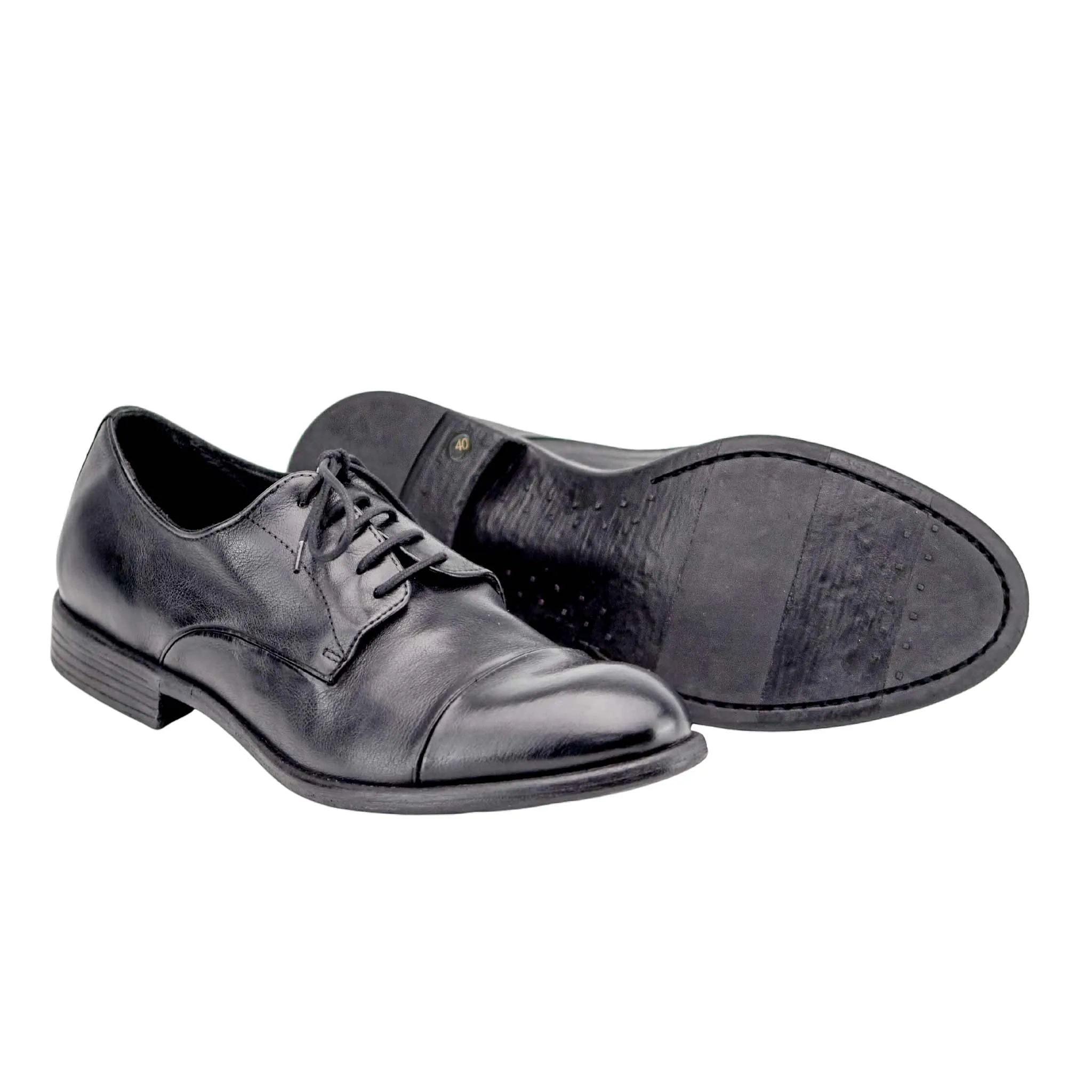 MARK - Derby Stringata Uomo - HUNDRED100 Archie Ii Wyoming Leather Shoes