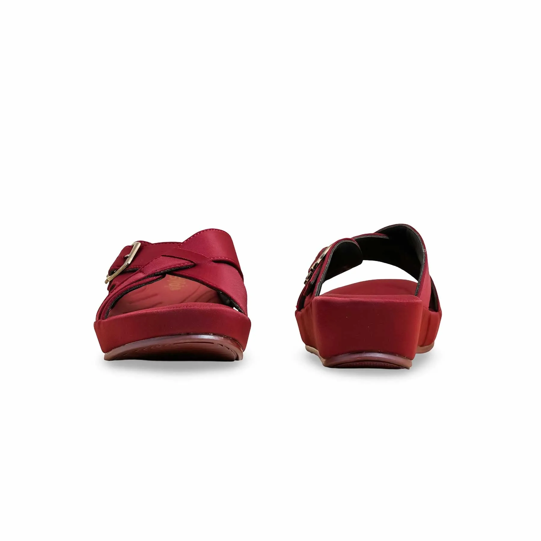 Maroon Formal Slipper PU0541 Nike Slippers
