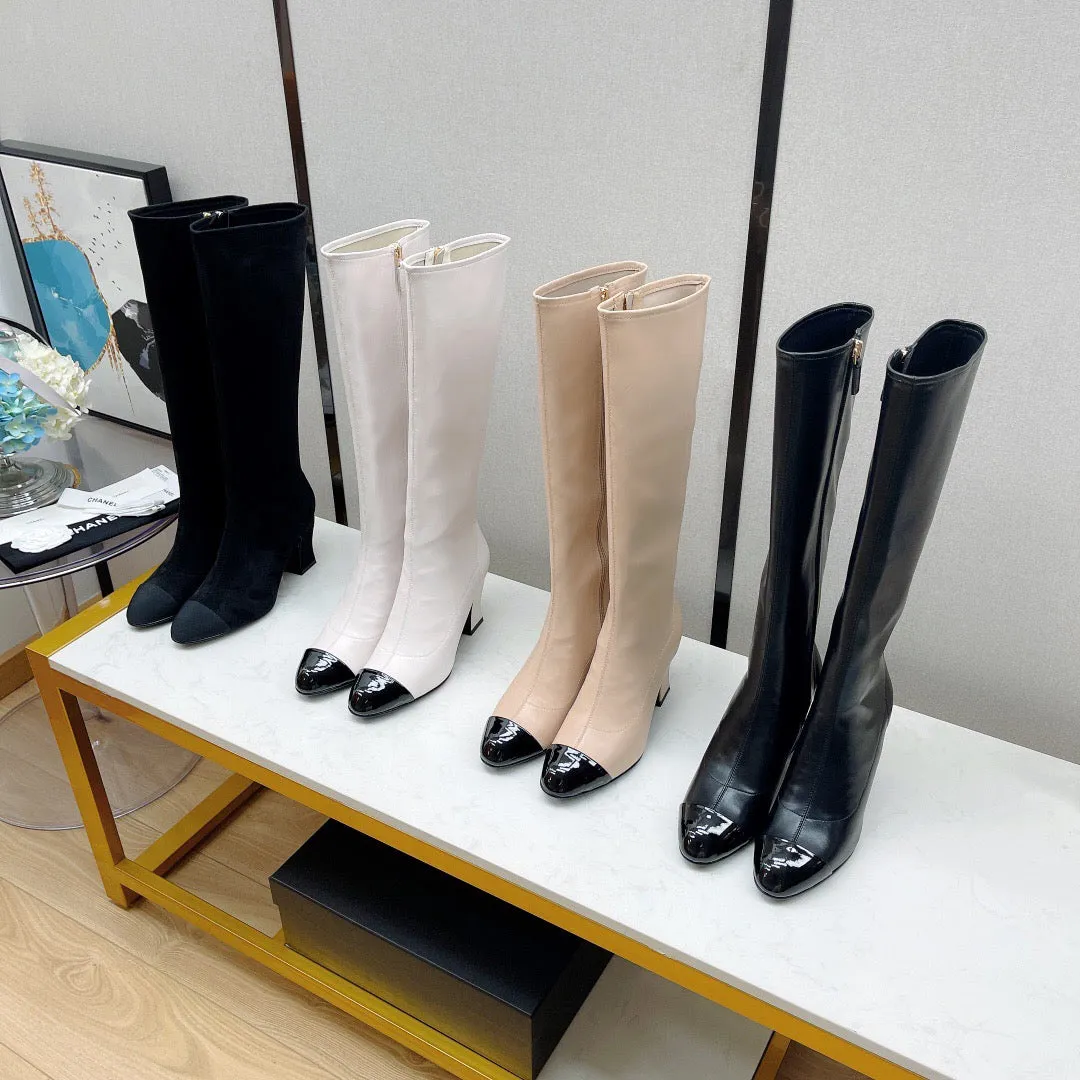 SE699  Size 5-10  Heels:7.5cm Shaft measures approximately 15 from arch Material: Cowhide  Lining: Sheep skin Sole: Italian leather