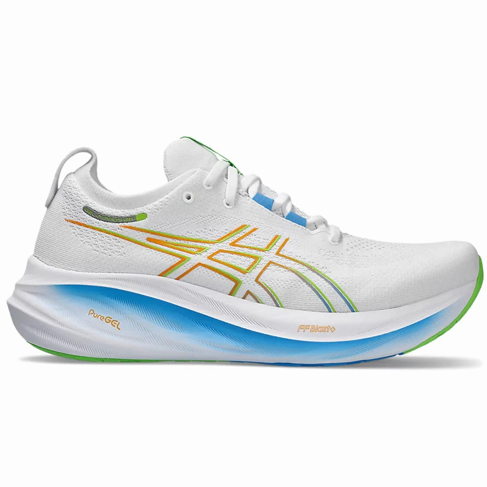 Shoes Like Asics Gel Lyte Men's Asics GEL-Nimbus 26, White/Waterscape, 11.5 D Medium
