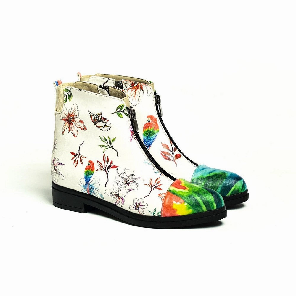 Short Boots WFER132 Leather Winter Boots