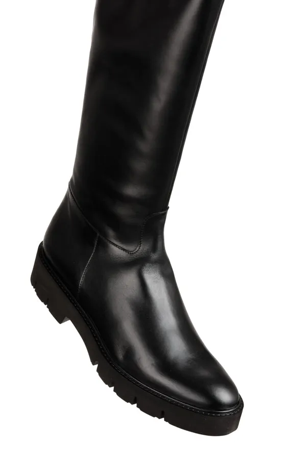 Mdf Calf Black Calf Height Boots