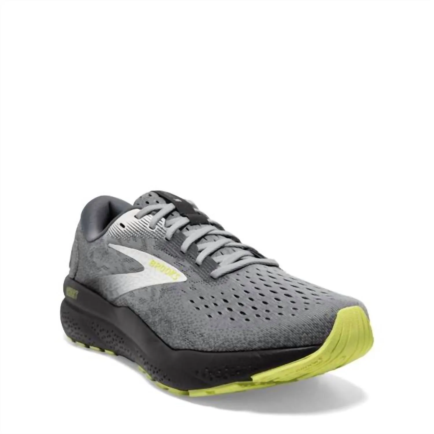 Best Running Shoe For High Arches Men Ghost 16 Running Shoes In Primer/grey/lime