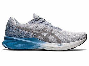 Asics Volleyball Shoes Mid Cut Men's Asics Dynablast, Piedmont Grey/Grey Floss, 9.5 D Medium