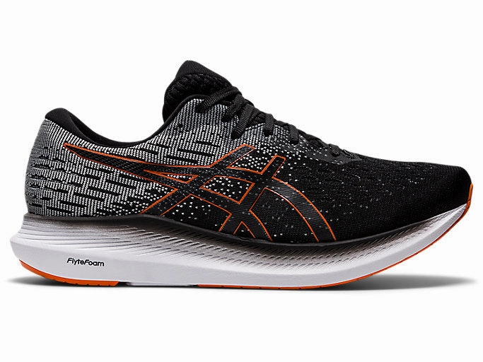 Men's Asics Evoride 2, Black/Marigold Orange, 10 D Medium Asics Upcourt Shoes