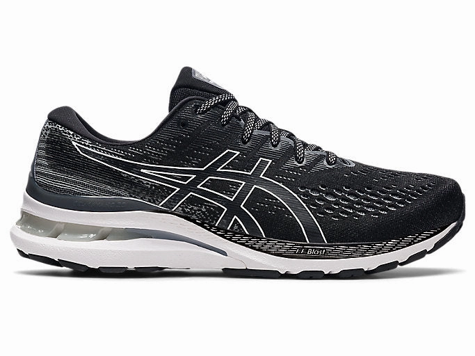 Asics 10k Shoes Men's Asics Gel-Kayano 28, Black/White, 8.5 D Medium