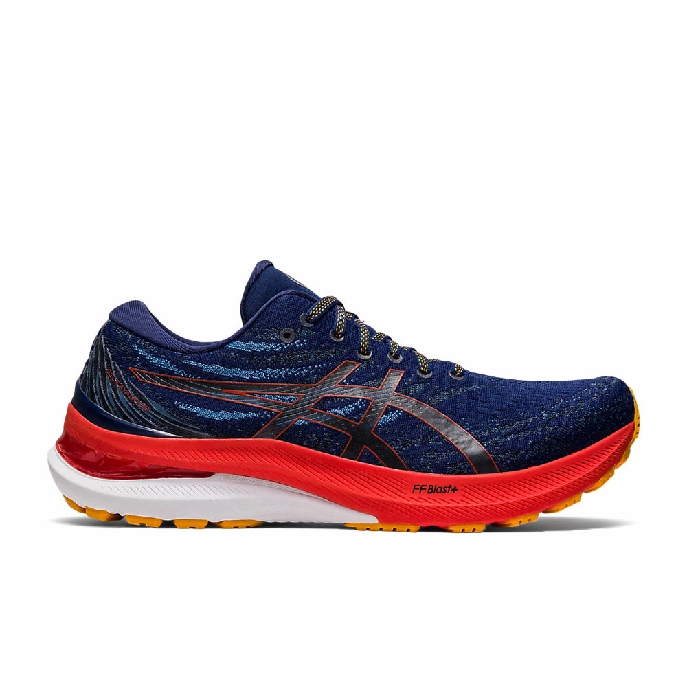 Asics Shoes Gel Kayano 27 Men's Asics Gel-Kayano 29, Deep Ocean/Cherry Tomato, 13 4E Extra Wide
