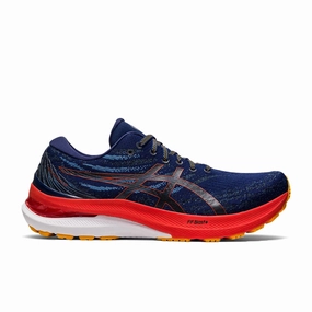Men's Asics Gel-Kayano 29, Deep Ocean/Cherry Tomato, 13 4E Extra Wide Asics Tiger Shoes Mexico 66