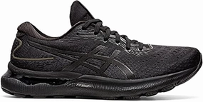 Men's Asics Gel-Nimbus 24, Black/Black, 11 D Medium Asics Wrestling Shoes Omniflex