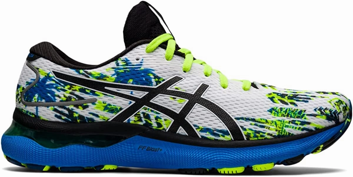 Asics Gel Kayano Ace Golf Shoes Men's Asics Gel-Nimbus 24, White/Black, 15 D Medium