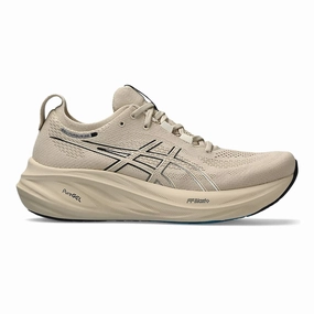 Men's Asics GEL-Nimbus 26, Feather Grey/Black, 10.5 D Medium Best Shoes For Supination