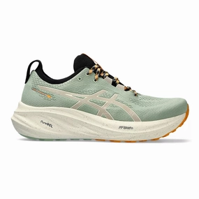 Trusstic System Asics Running Shoes Men's Asics GEL-Nimbus 26 TR, Nature Bathing/Fellow Yellow, 10 D Medium