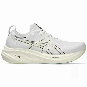 Men's Asics Gel-Nimbus 26, White/Birch, 13 D Medium Asics Japan Shoes