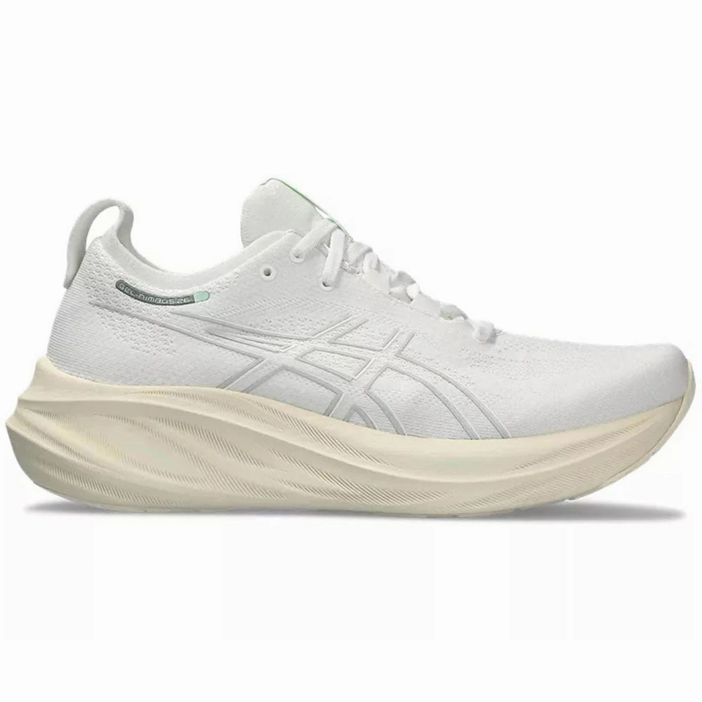 Asics Glideride 2 Running Shoes Men's Asics Gel-Nimbus 26, White/White, 12.5 D Medium