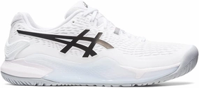 Men's Asics Gel-Resolution 9, White/Black, 10 D Medium Asics Shoes Offer
