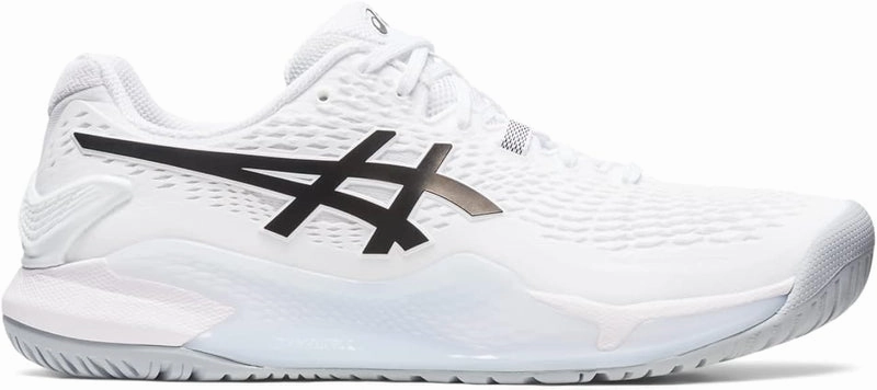 Premium Asics Running Shoes Men's Asics Gel-Resolution 9, White/Black, 10 D Medium