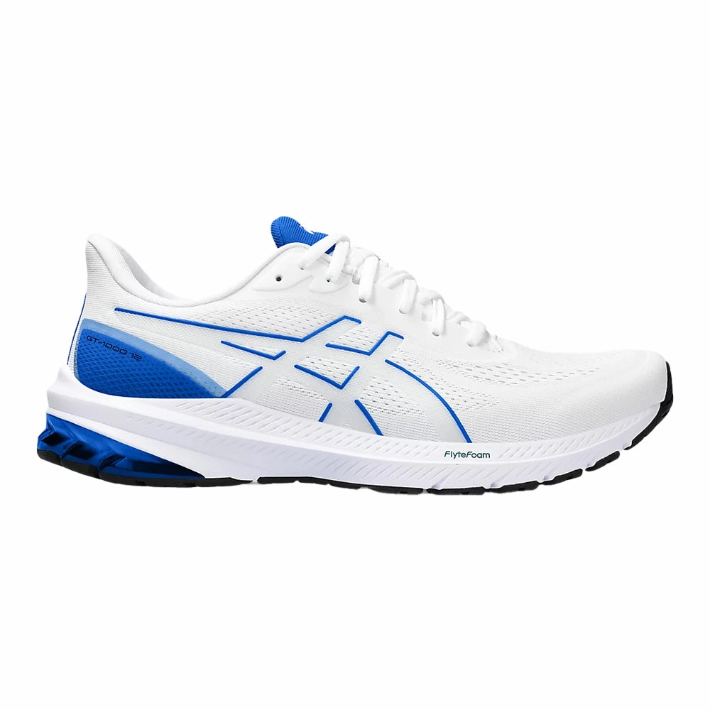 Asics Shoes Gel Rocket 11 Men's ASICS GT-1000 12, White/Illusion Blue, 11 D Medium