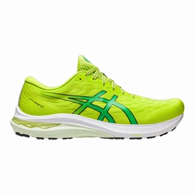 Men's Asics GT-2000 11, Lime Zest/Black, 9.5 D Medium Asics Shoes San Marcos Outlet