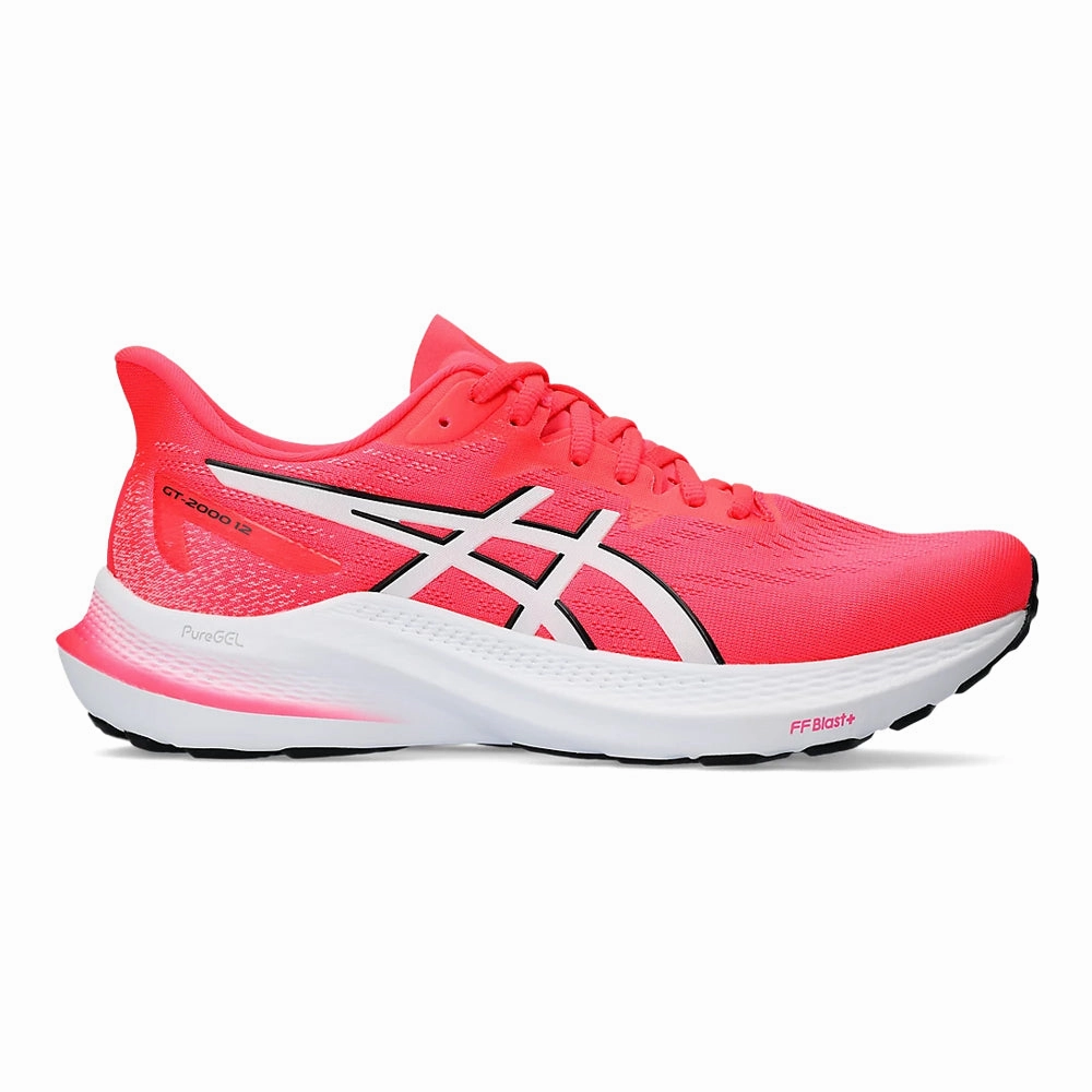 Men's Asics GT-2000 12, Diva Pink/White, 8.5 D Medium Asics Gel Nimbus 19 Running Shoes T750n