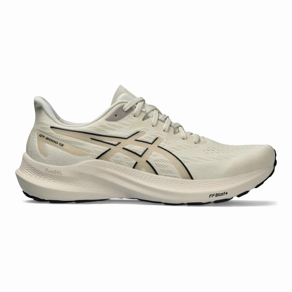 Asics Wrestling Shoes Evo Men's Asics GT-2000 12, Oatmeal/Black, 8 D Medium
