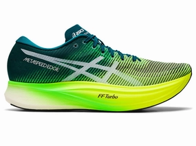 Men's Asics Metaspeed Edge , Velvet Pine/Safety Yellow, 10.5 D Medium Shop Deals On Asics Novablast 5 Running Shoes