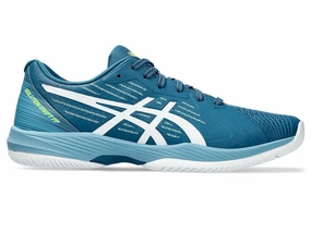 Asic Skate Shoes Men's Asics Solution Swift FlyteFoam, Restful Teal/White, 10.5 D Medium