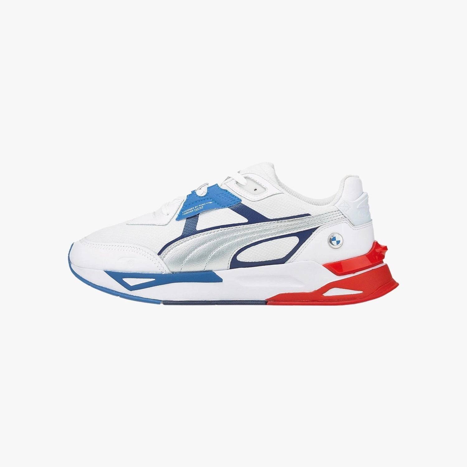Men's BMW Motorsport x Mirage Sport "White Silver Strong Blue" Puma Safety Shoes Nz