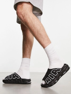 Therapeutic Massage Slippers Men's Brand Logo Embroidered Slippers,Black