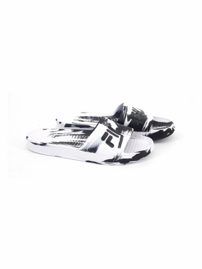 Disposable Pedicure Slippers Men's Brand Logo Printed Slippers,White