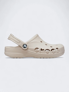 Silver Slippers Program For Seniors Men's Cobblestone Baya Clog Slippers,Light Beige