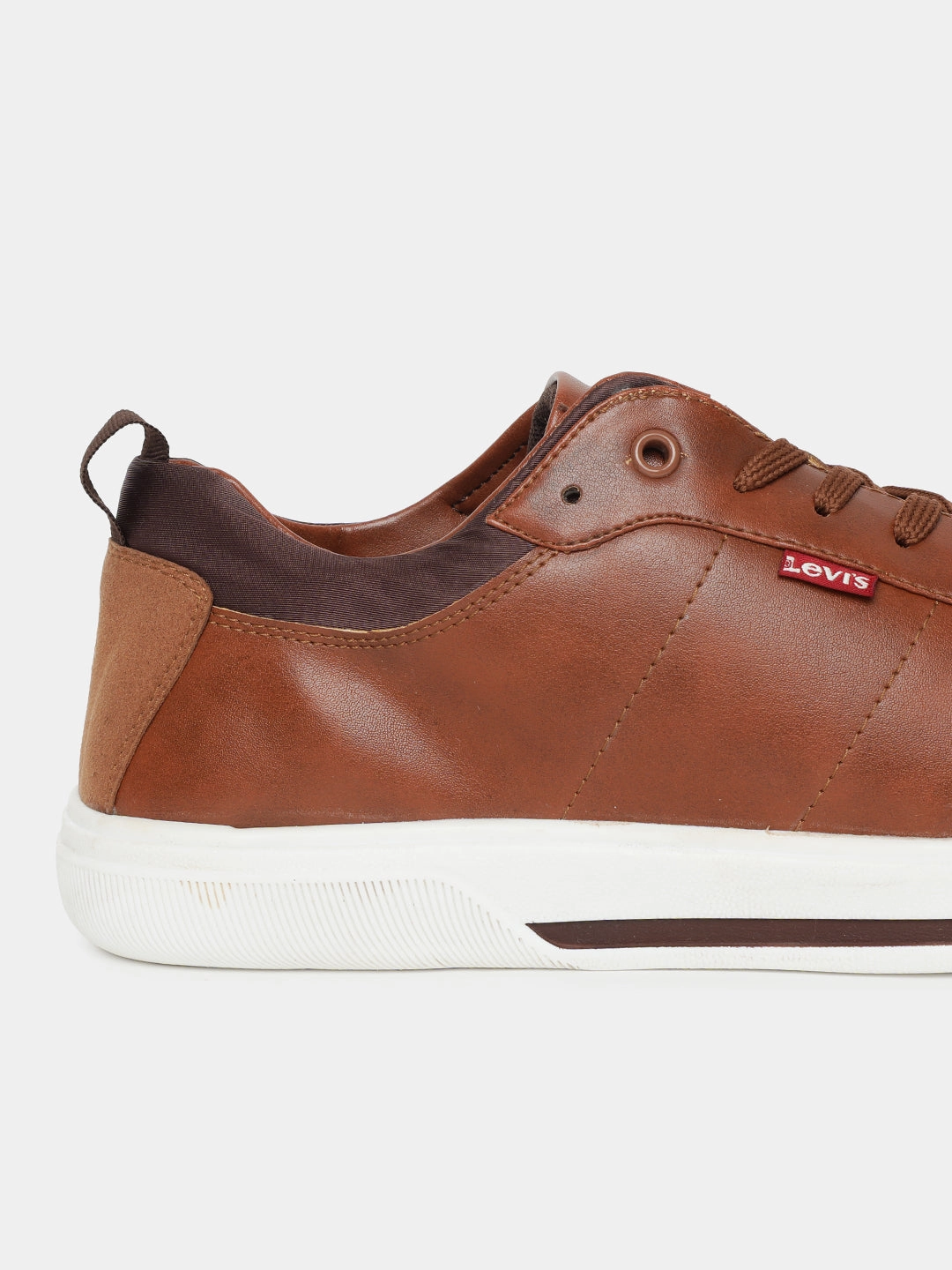 Brogue Shop Men's Tan Solid Shoes