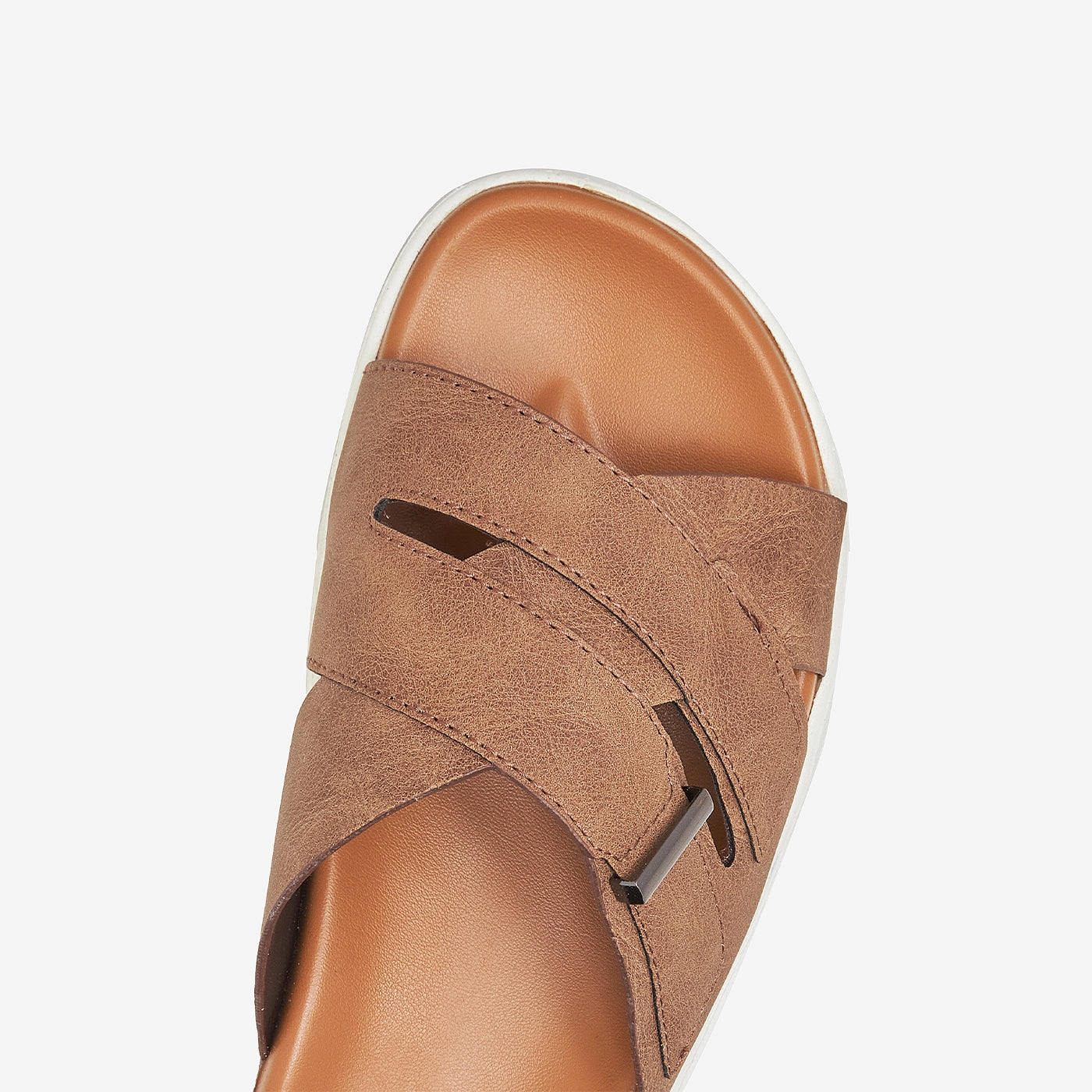 Men's Wide Fit Chappals Two Tone Oxford Brogues