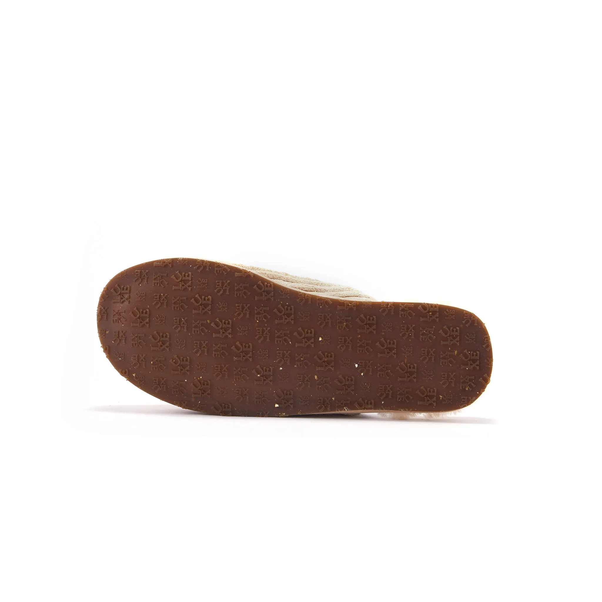 MENS CLOSED MULE CORD SAND Golden Retriever Slippers