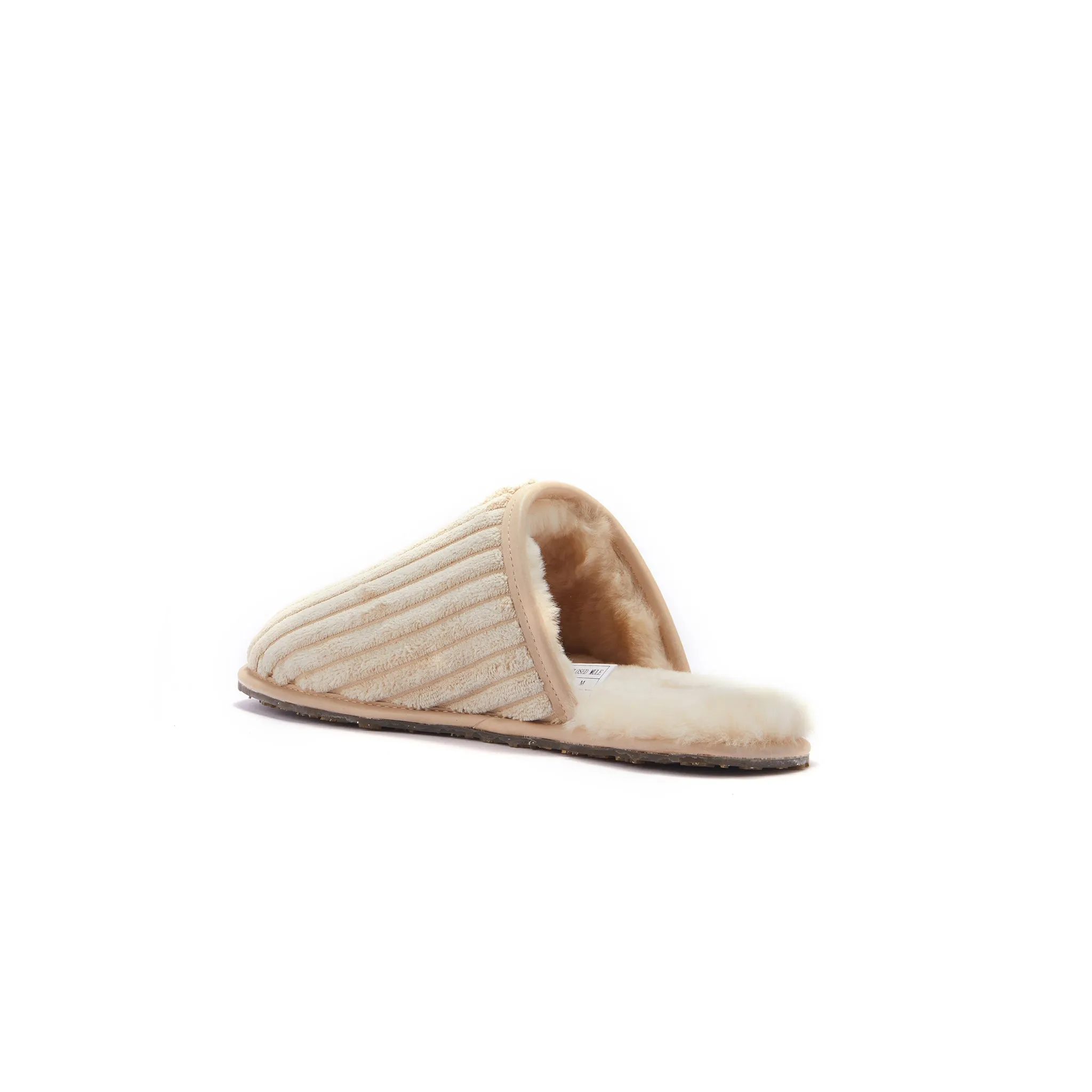 Checkerboard Slides MENS CLOSED MULE CORD SAND