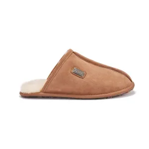 MENS MULE CHESTNUT Spooky Slippers