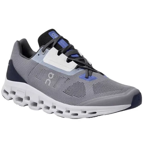 Men's ON Cloudstratus Fossil/Midnight Air Zoom Running Shoes