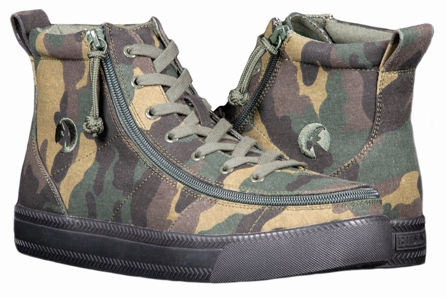 Mens - Camo High Top Canvas Shoes CLEARANCE Brogues Lake Worth Florida