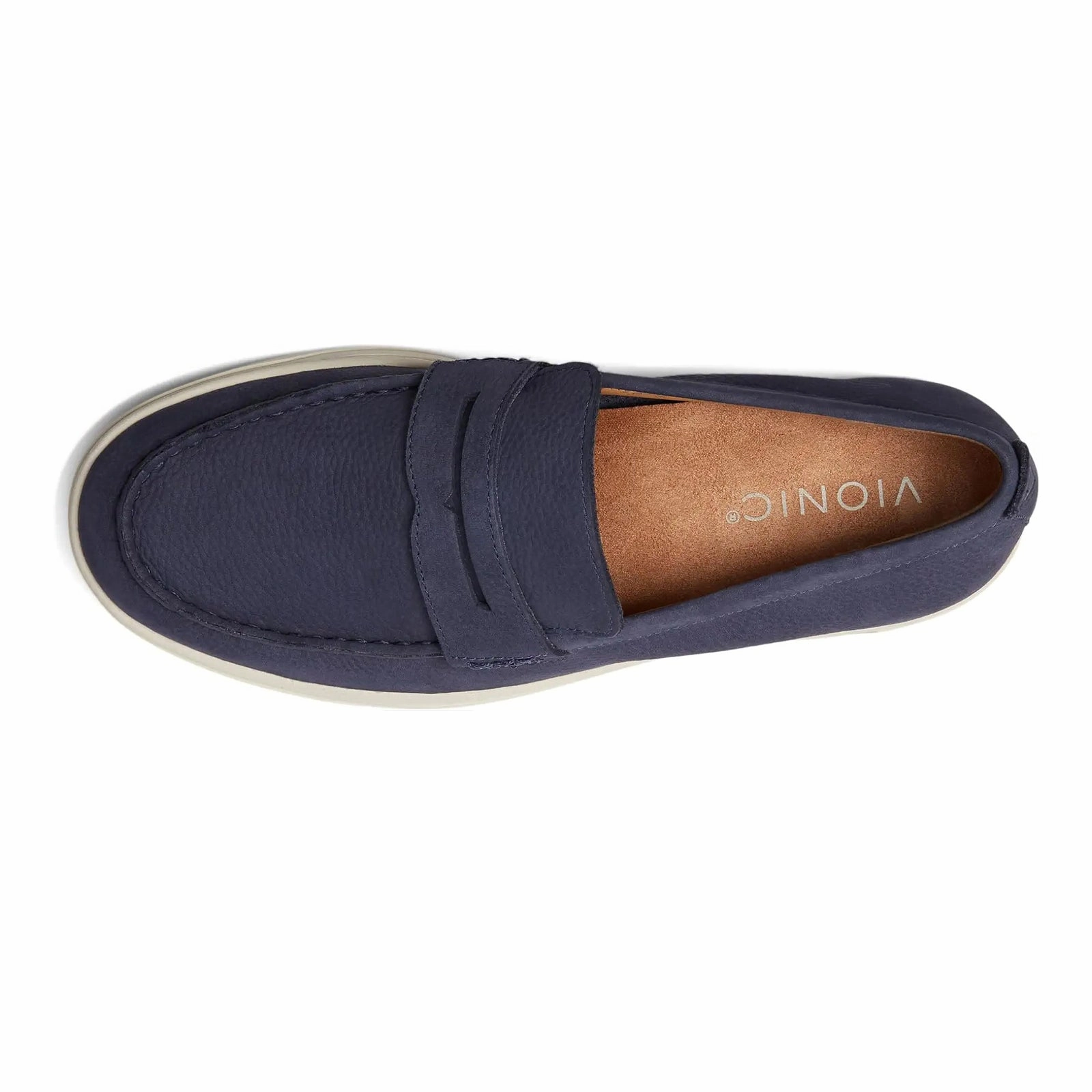 Wallabee Loafers Vionic Thompson Nubuck Men's Loafers Navy Shoes