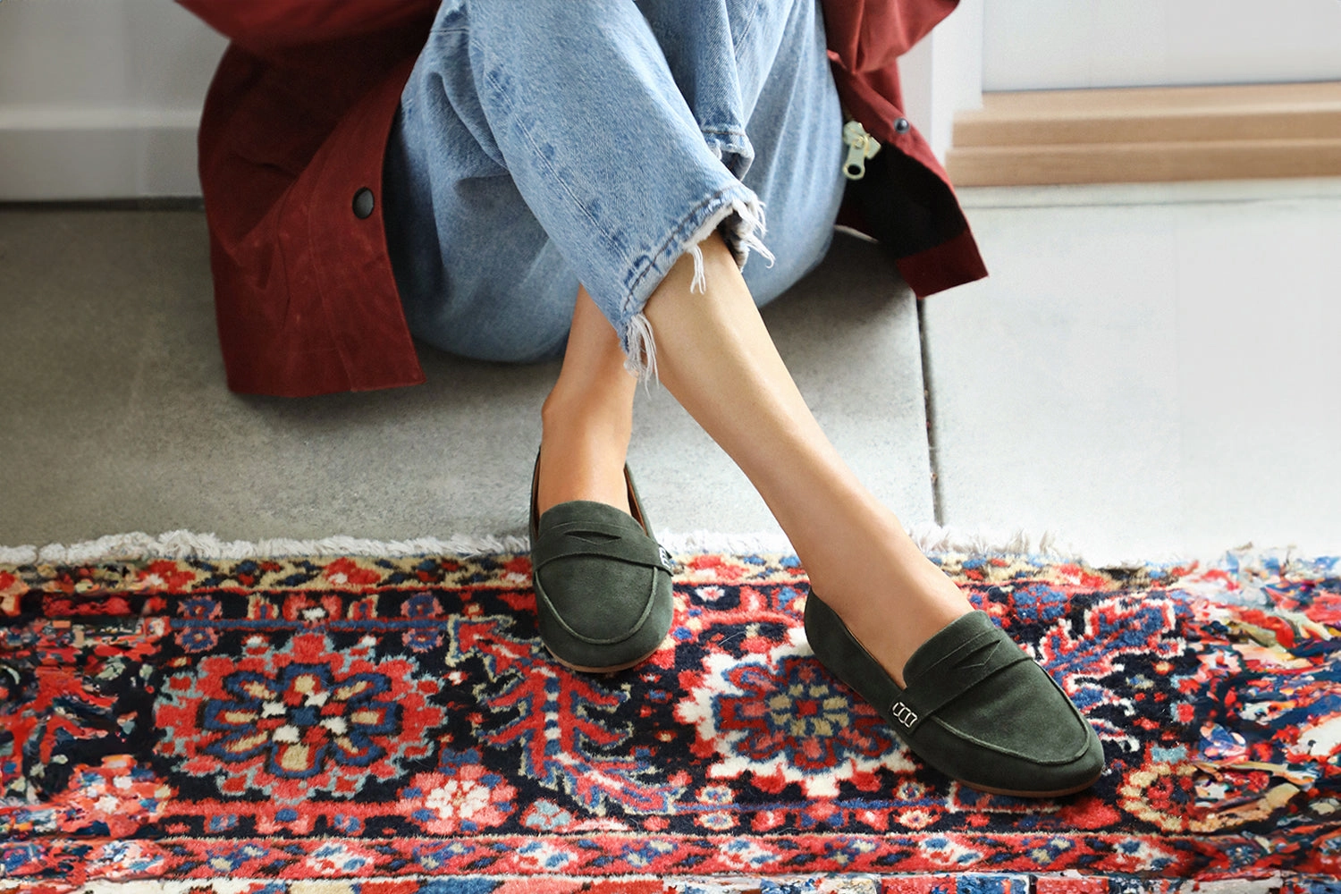 MOORHEN - Ivy Perforated Loafers