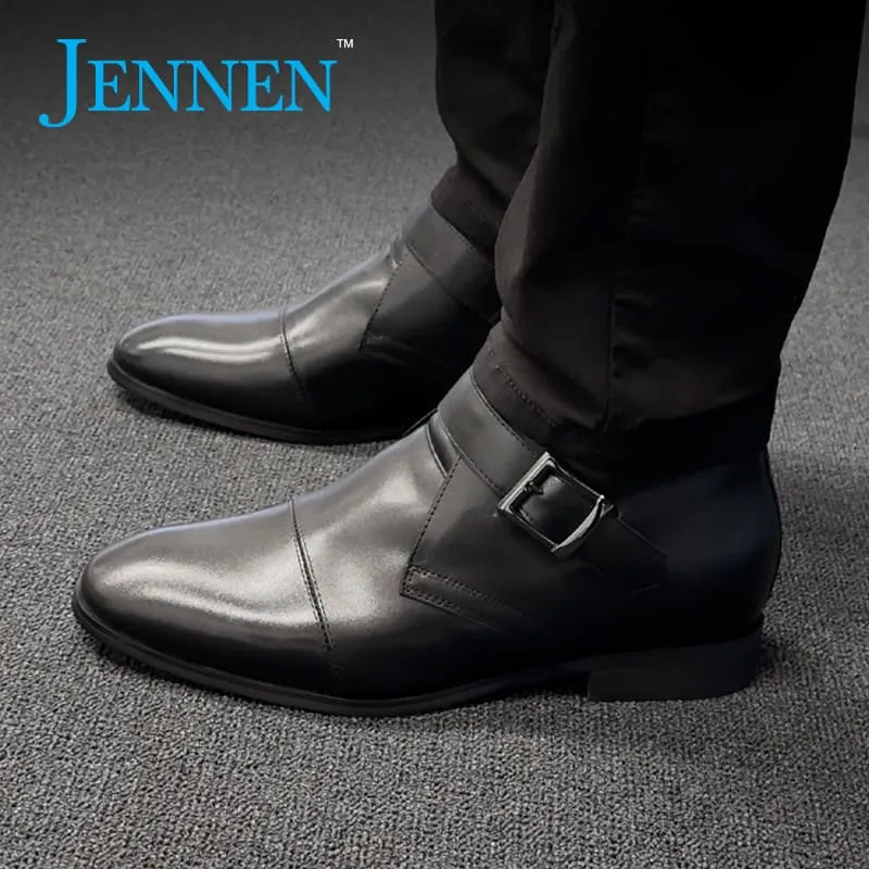 Girls Boots Size 2 Mr. Epicurus 7cm | 2.8 Inches Height Boost | Sleek Height Increasing Boots