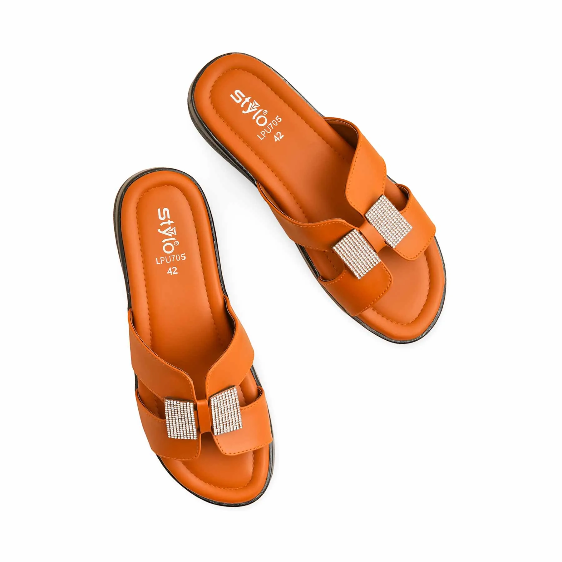 Gripper Slippers For  Mustard Formal Slipper LPU705