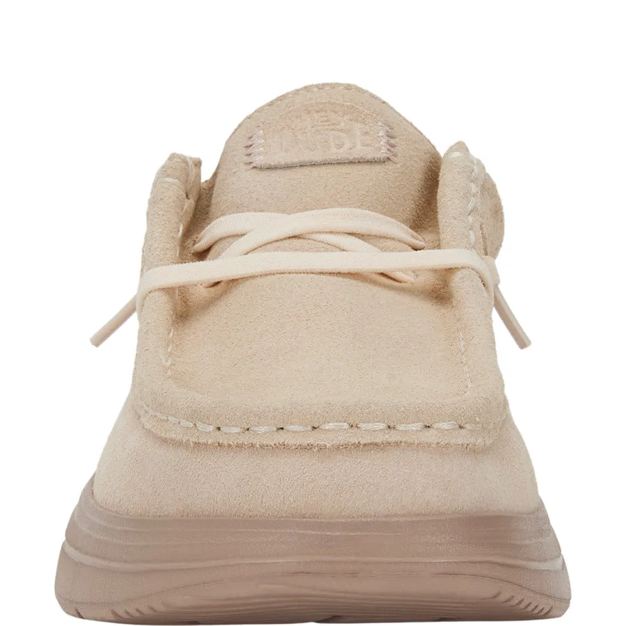 Wendy Comf Suede - Blush Keen Lace Up Shoes