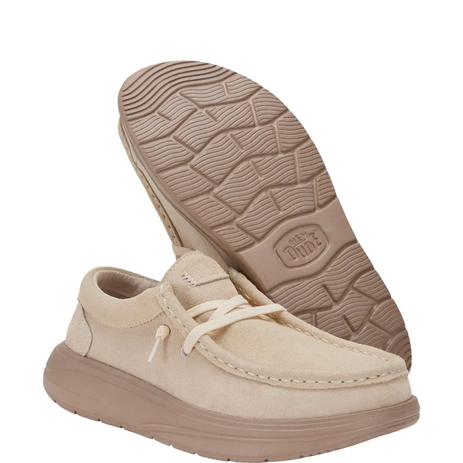 Wendy Comf Suede - Blush Canvas Shoes Lace Up Sneakers