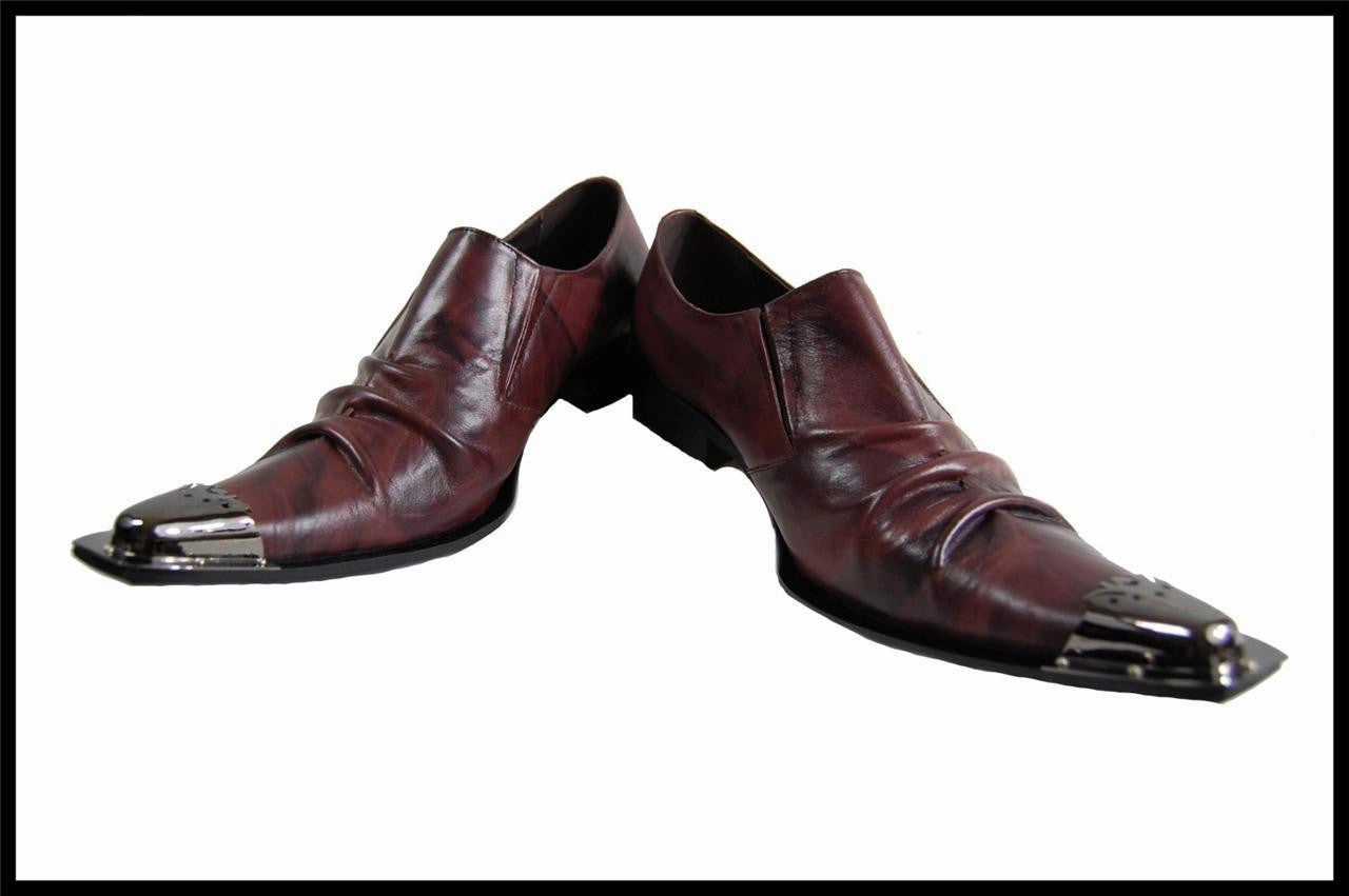 Liverpool Fc Kit New Balance New Arrivals!! Men's Fashion Fiesso Metal Toe Pointed Slip on Shoes FI 6207