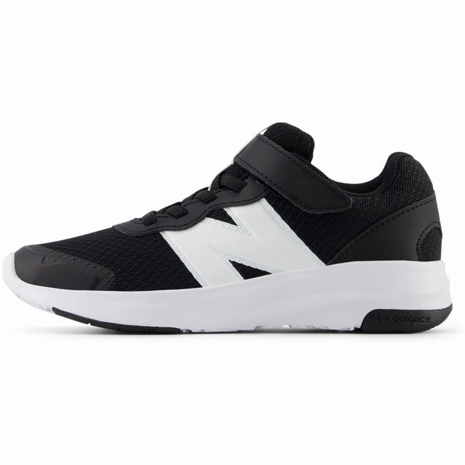 New Balance No Lace Shoes New Balance Black New Balance FreshFoam 578 Kids Bungee Lace With Top Strap